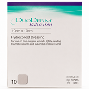 Duoderm Extra Thin Hydrocolloid Dressings S161 10cm x 10cm - 10 Pack
