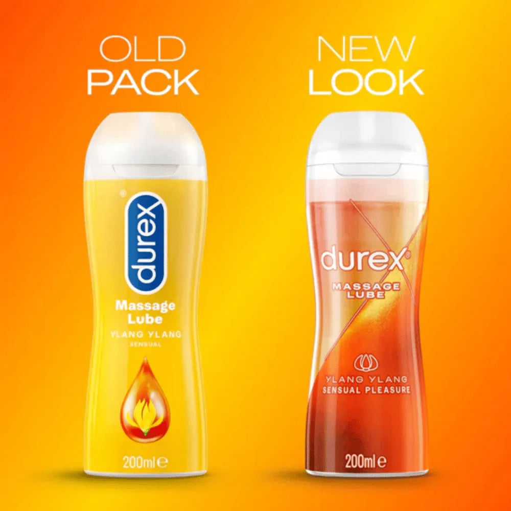 Durex 2 in 1 Ylang Ylang Sensual Massage Water Based Lube - 200ml