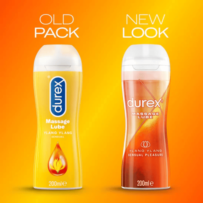 Durex 2 in 1 Ylang Ylang Sensual Massage Water Based Lube - 200ml