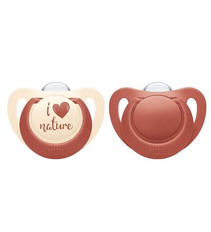 NUK For Nature Silicone Soothers 2pk - 18-35 Months