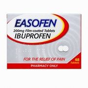 Easofen 200mg Ibuprofen Pain Relief Tablets - 48 Pack