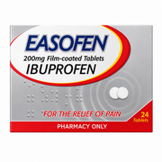 Easofen 200mg Ibuprofen Pain Relief Tablets - 24 Pack