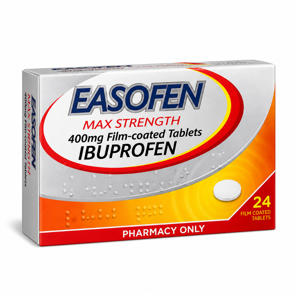 Easofen 400mg Ibuprofen Pain Relief Tablets - 24 Pack