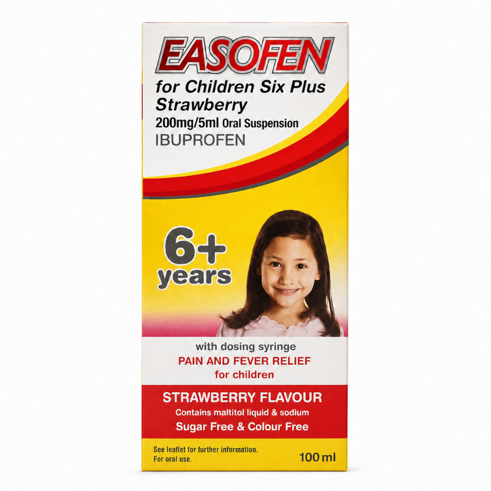Easofen (Ibuprofen) for Children over Six - 100ml
