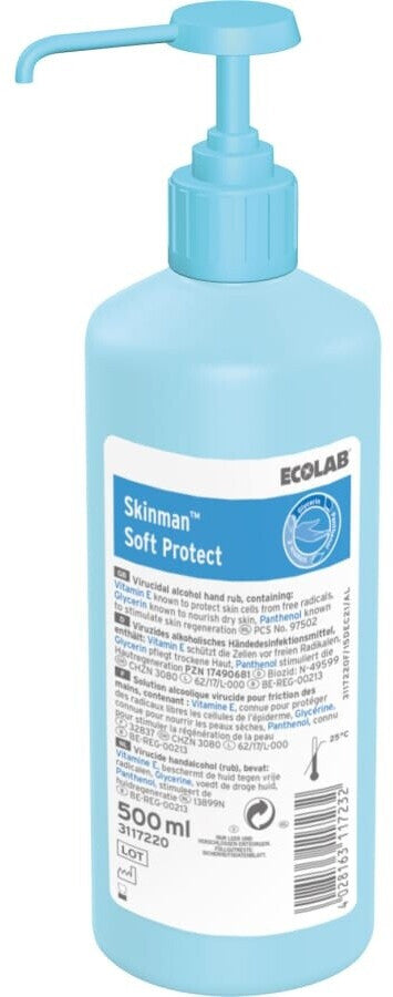 Ecolab Skinman Soft Protect Hand Disinfectant - 500ml