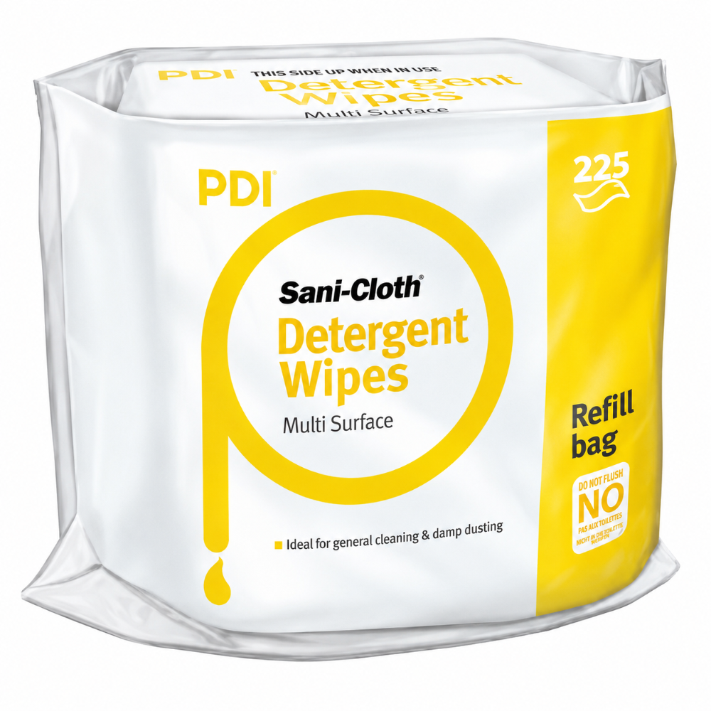 Ecolab Sani Cloth Detergent Wipes - 225 Pack