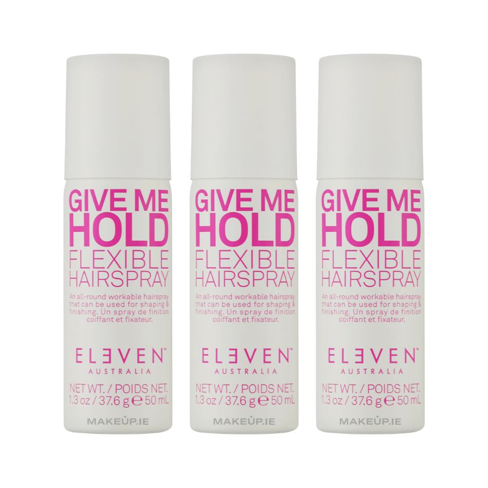 Eleven Australia Give Me Hold Flexible Hairspray 50ml X 3 Pack