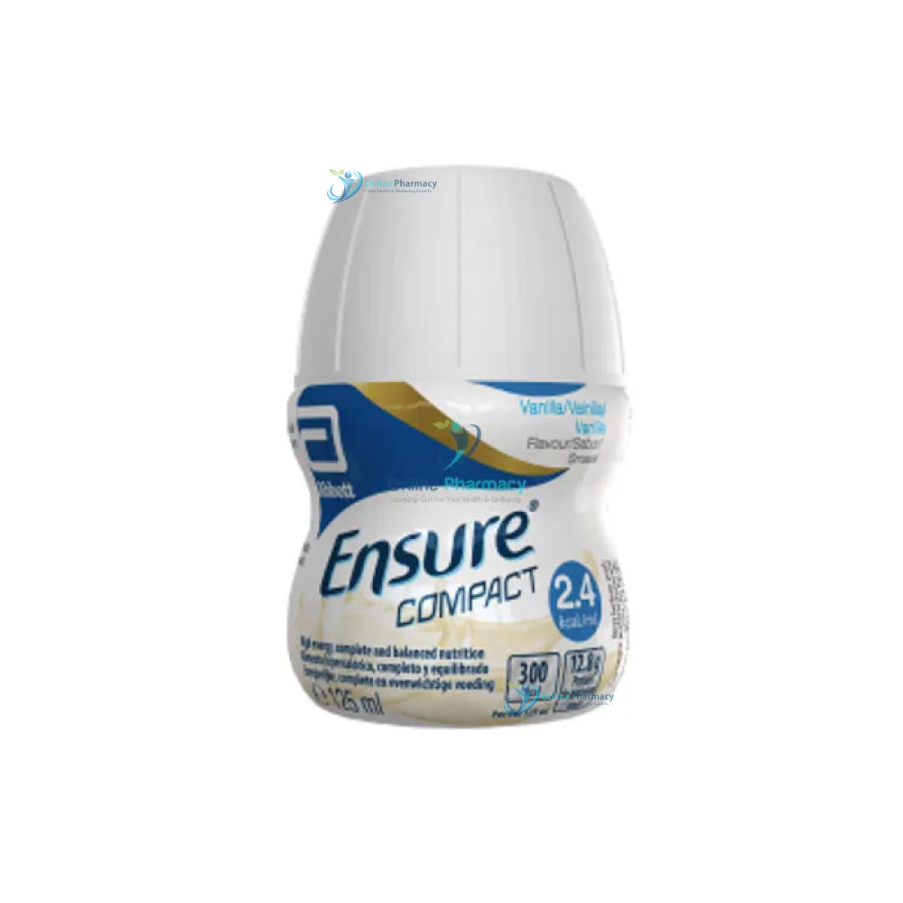 Ensure Compact Vanilla Nutritional Drinks - 24 x 125ml Case /  4 x 125ml