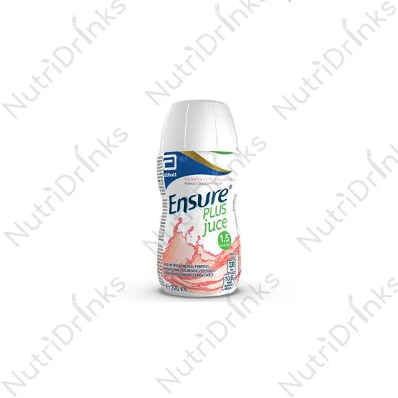 Ensure Plus Juce Strawberry Nutritional Drinks - 30 x 220ml Crate