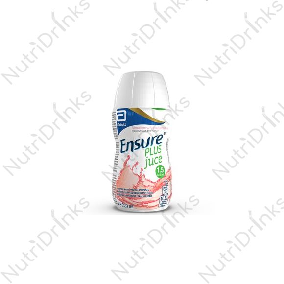 Ensure Plus Juce Strawberry Nutritional Drinks - 30 x 220ml Crate