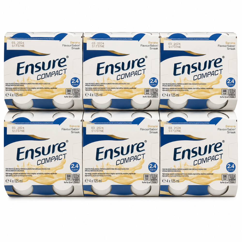 Ensure Compact Banana Nutritional Drinks - 24 x 125ml Case
