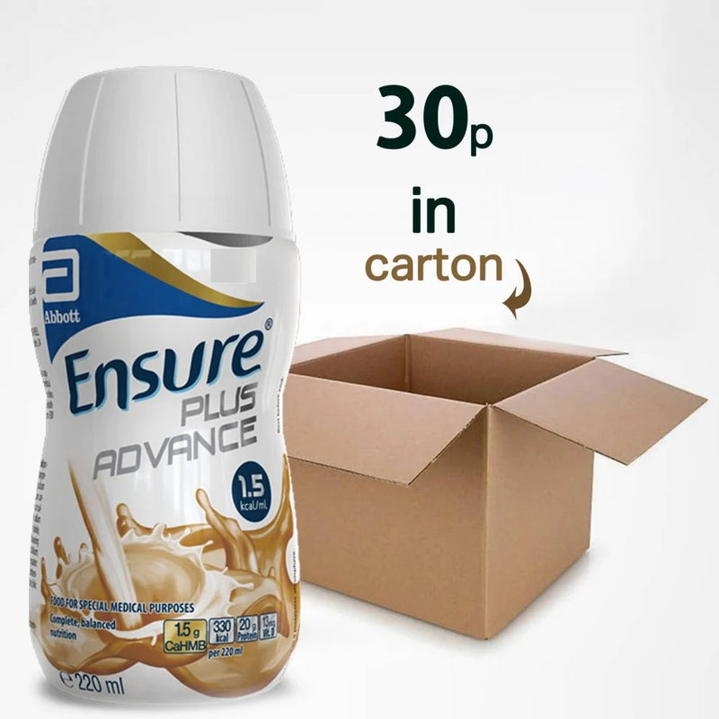 Ensure Plus Advance Chocolate Nutritional Drink - 30 x 220ml Crate / 200ml