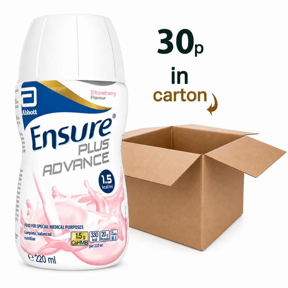 Ensure Plus Advance Strawberry Nutritional Drink - 30 x 220ml Crate