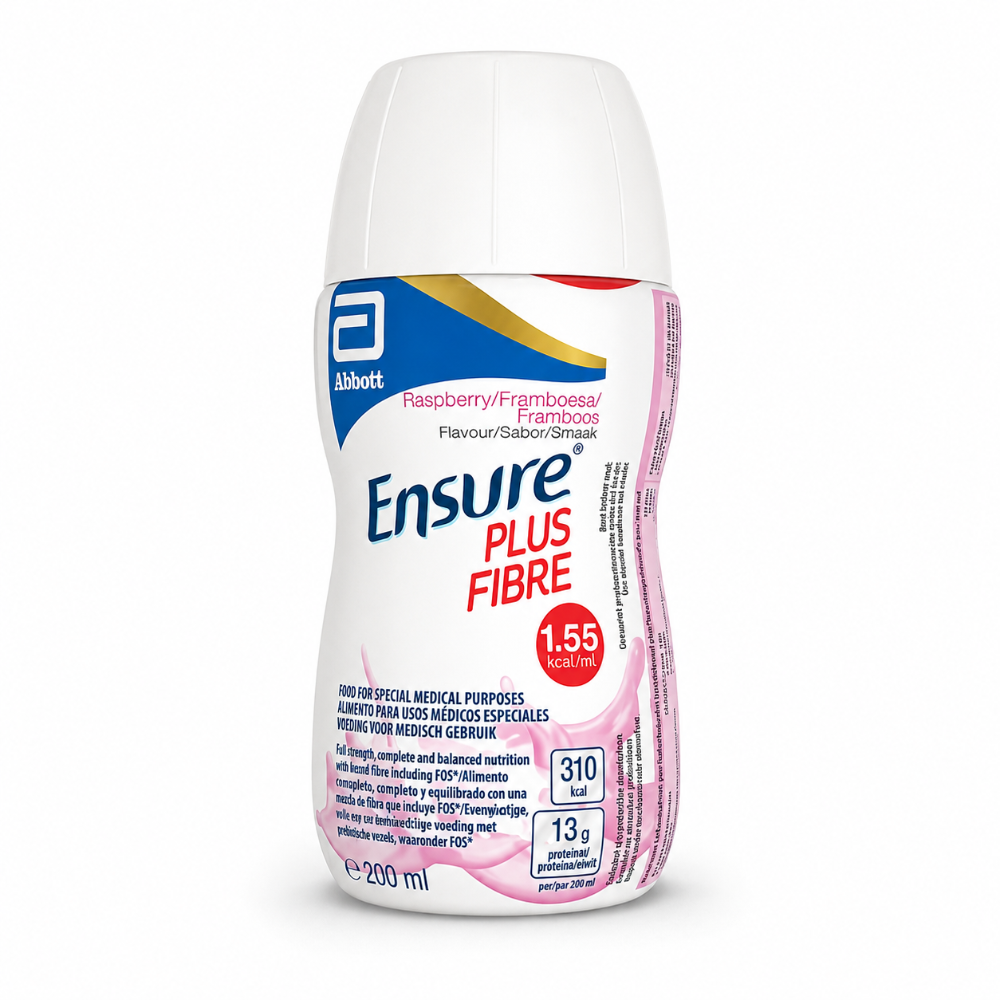 Ensure Plus Fibre Raspberry Nutritional Drinks - 30 x 220ml Crate