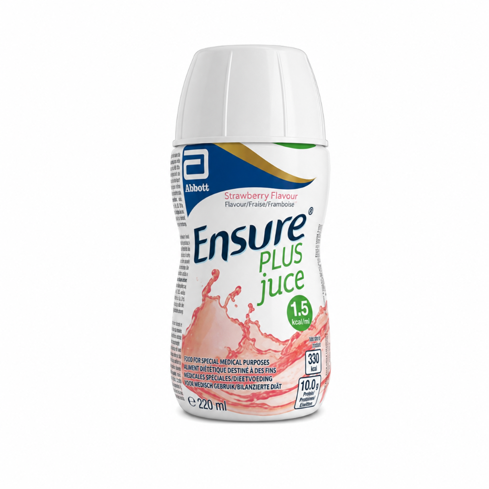 Ensure Plus Juce Strawberry Nutritional Drinks - 30 x 220ml Crate