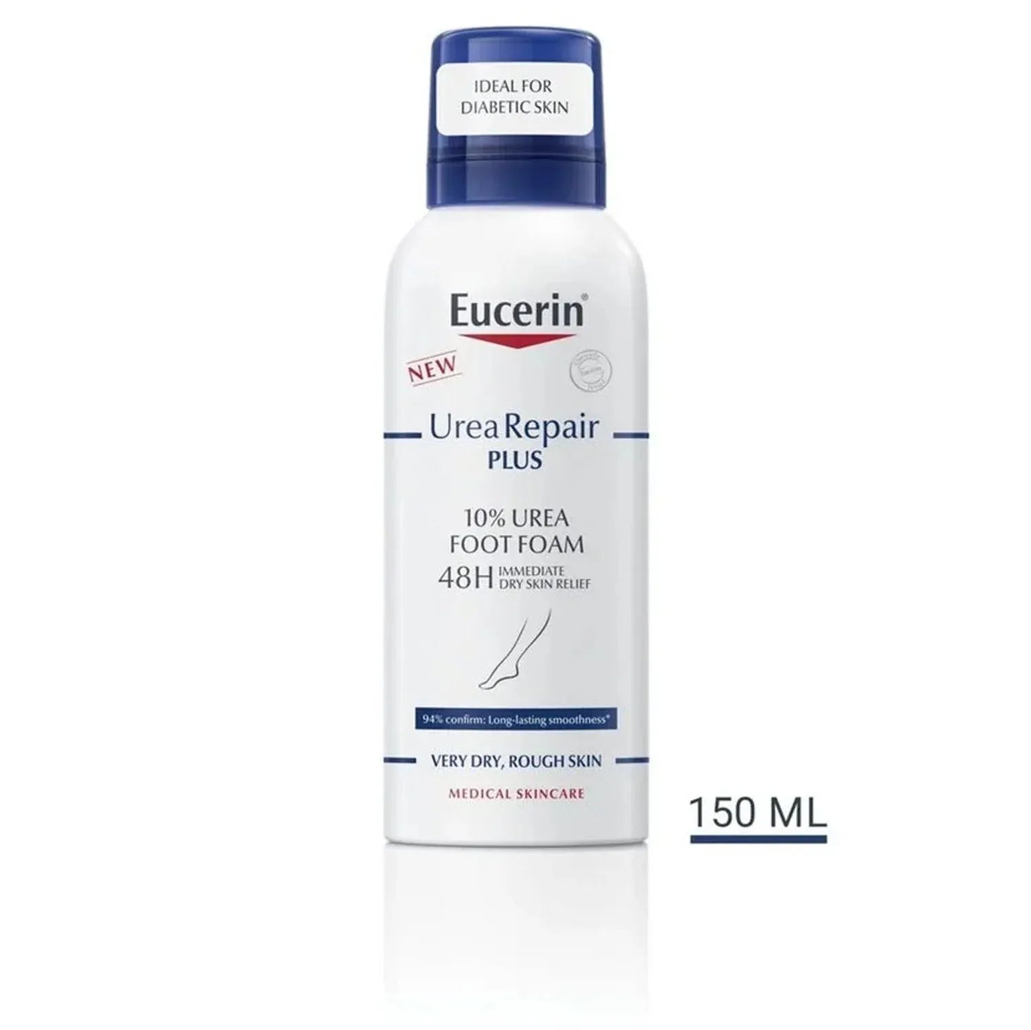 Eucerin Dry Skin Urea Repair Foot Foam - 150ml