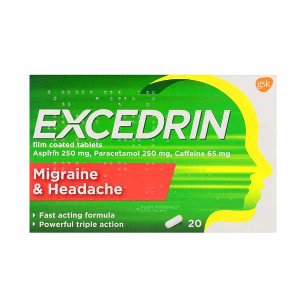 Excedrin Migraine & Headache Tablets - 20 Pack