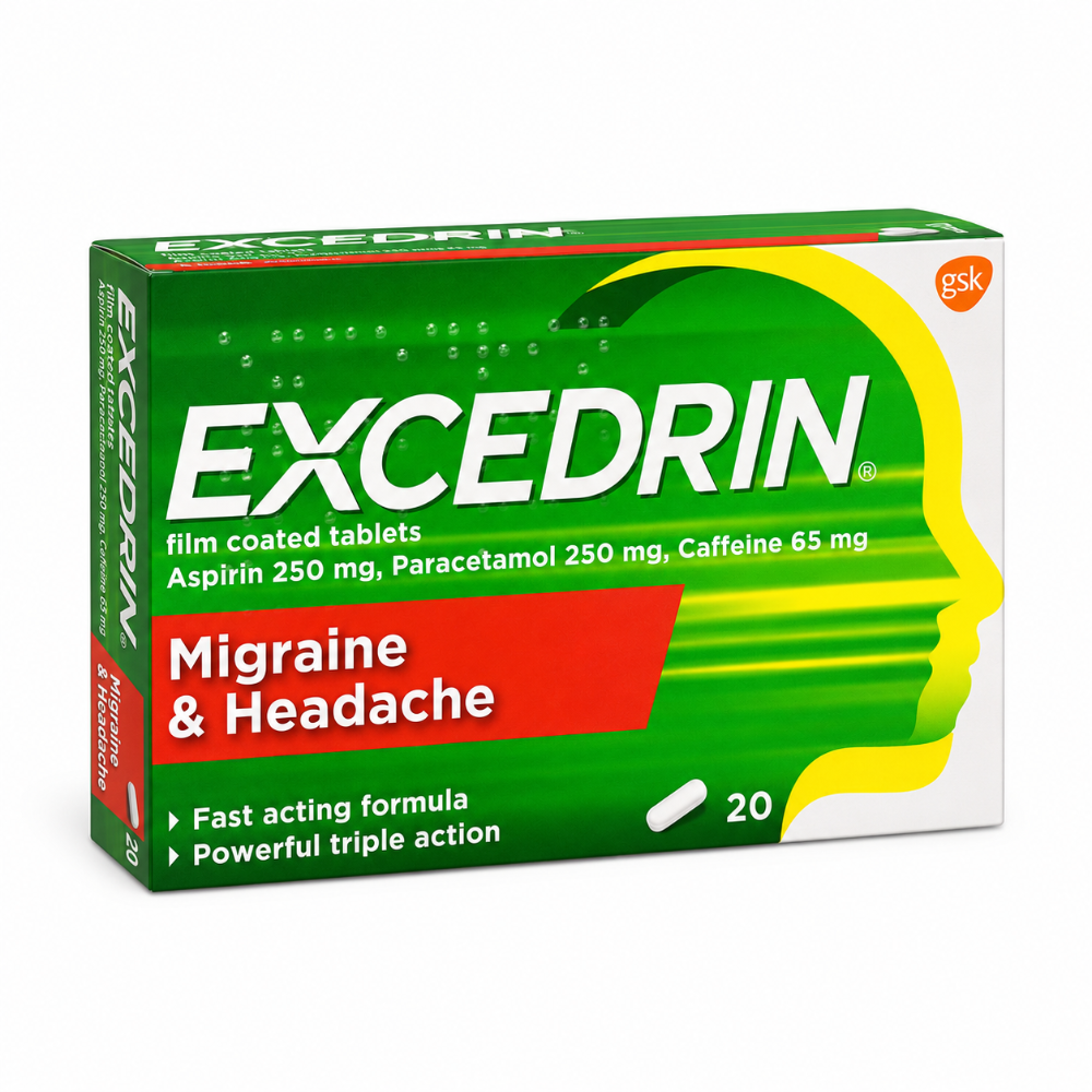 Excedrin Migraine & Headache Tablets - 20 Pack