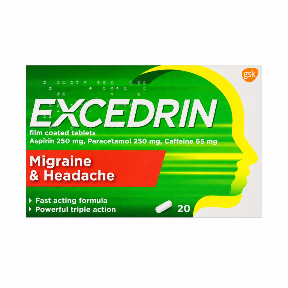 Excedrin Migraine & Headache Tablets - 20 Pack