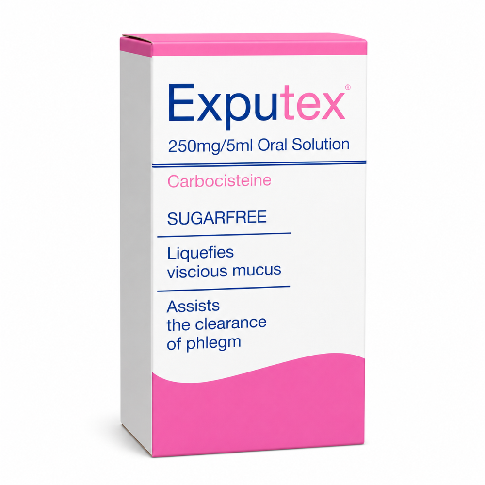 Exputex Carbocisteine 250mg/5ml Oral Solution