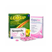 Exputex, Strepsil & Lemsip Bundle