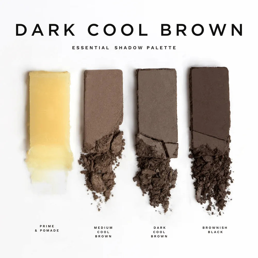 Eyebrowqueen Brow Palette Dark Cool Brown 6