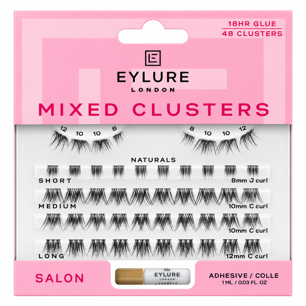 Eylure Mixed Clusters False Lashes - 48 Pack
