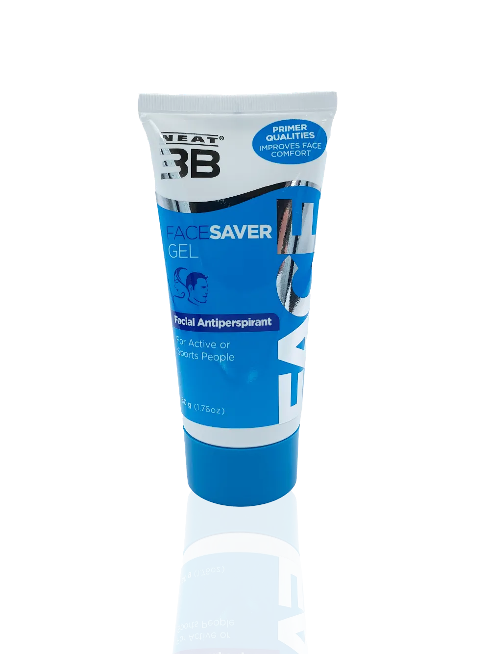 Tube of FaceSaver gel on a white background