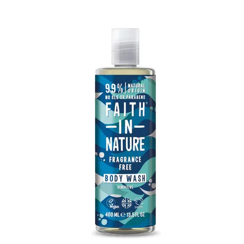 Faith In Nature Fragrance Free Body Wash - 400ml