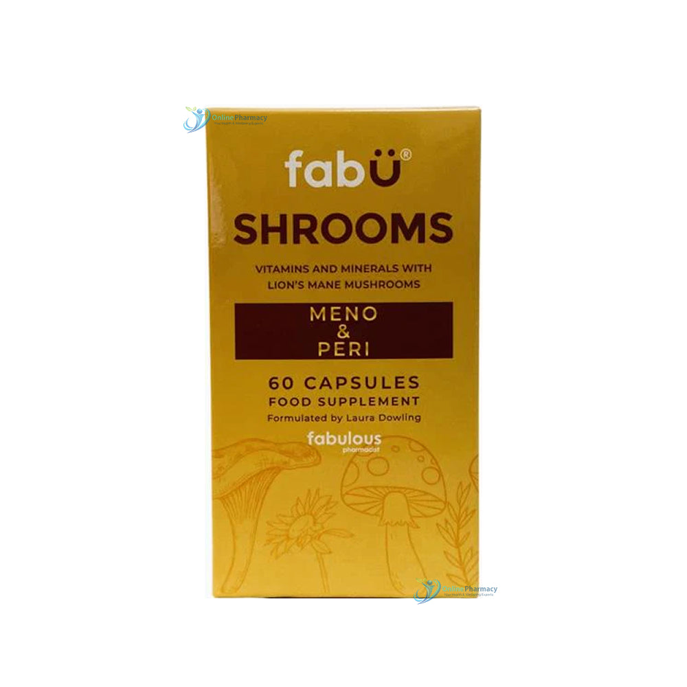 Fabu Shrooms Meno & Peri - 60 Capsules