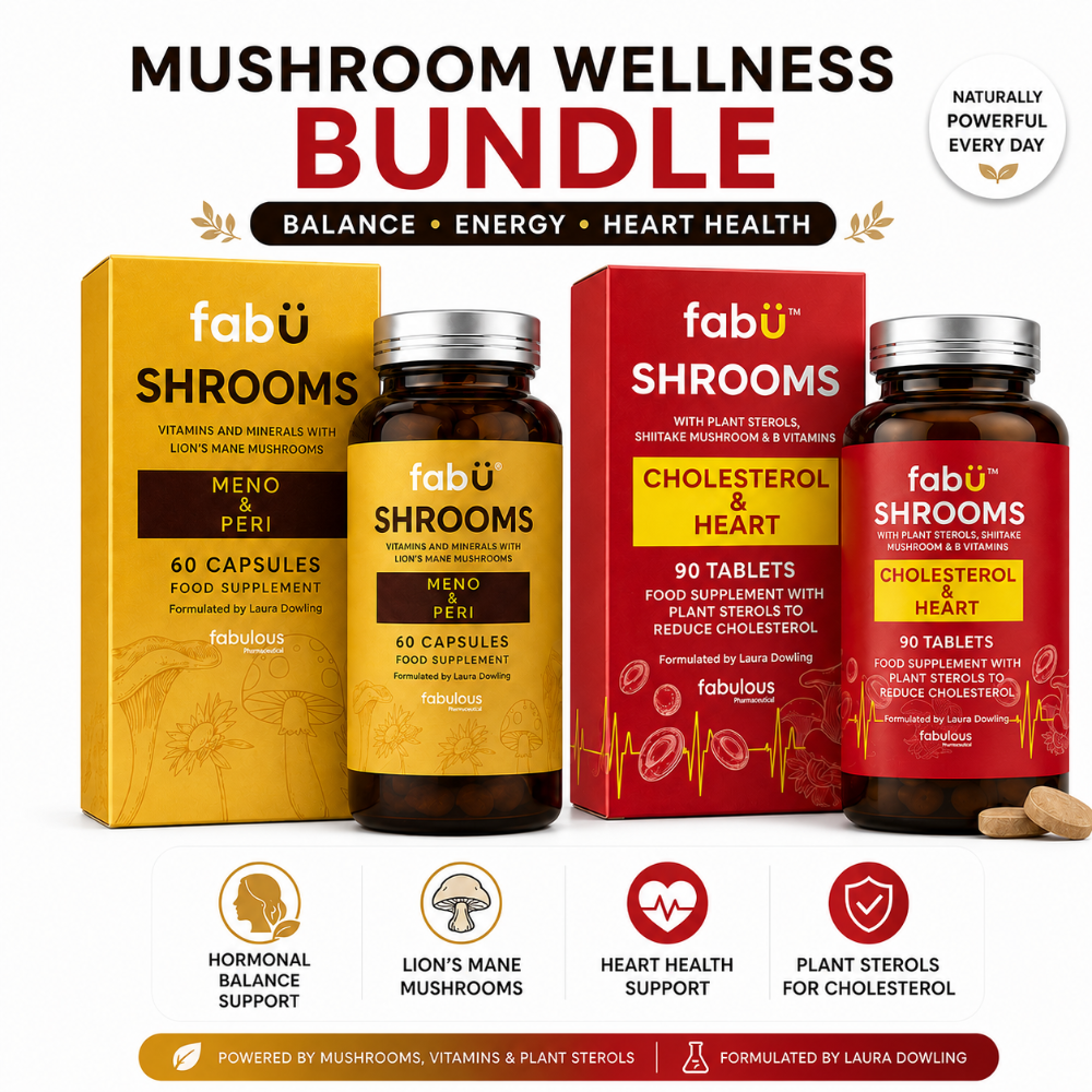Fabu Shrooms Cholesterol and Heart & Meno and Peri Bundle