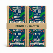 Faith In Nature Aloe Vera Soap - 4 Pack