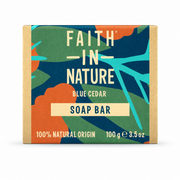 Faith In Nature Blue Cedar Soap Bar - 100g
