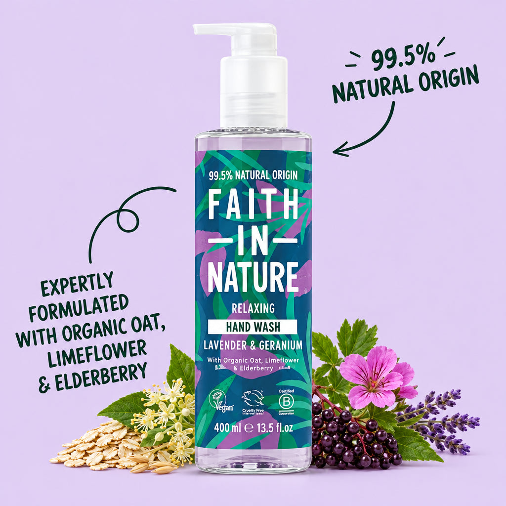 Faith In Nature Lavender & Geranium Hand Wash - 400ml