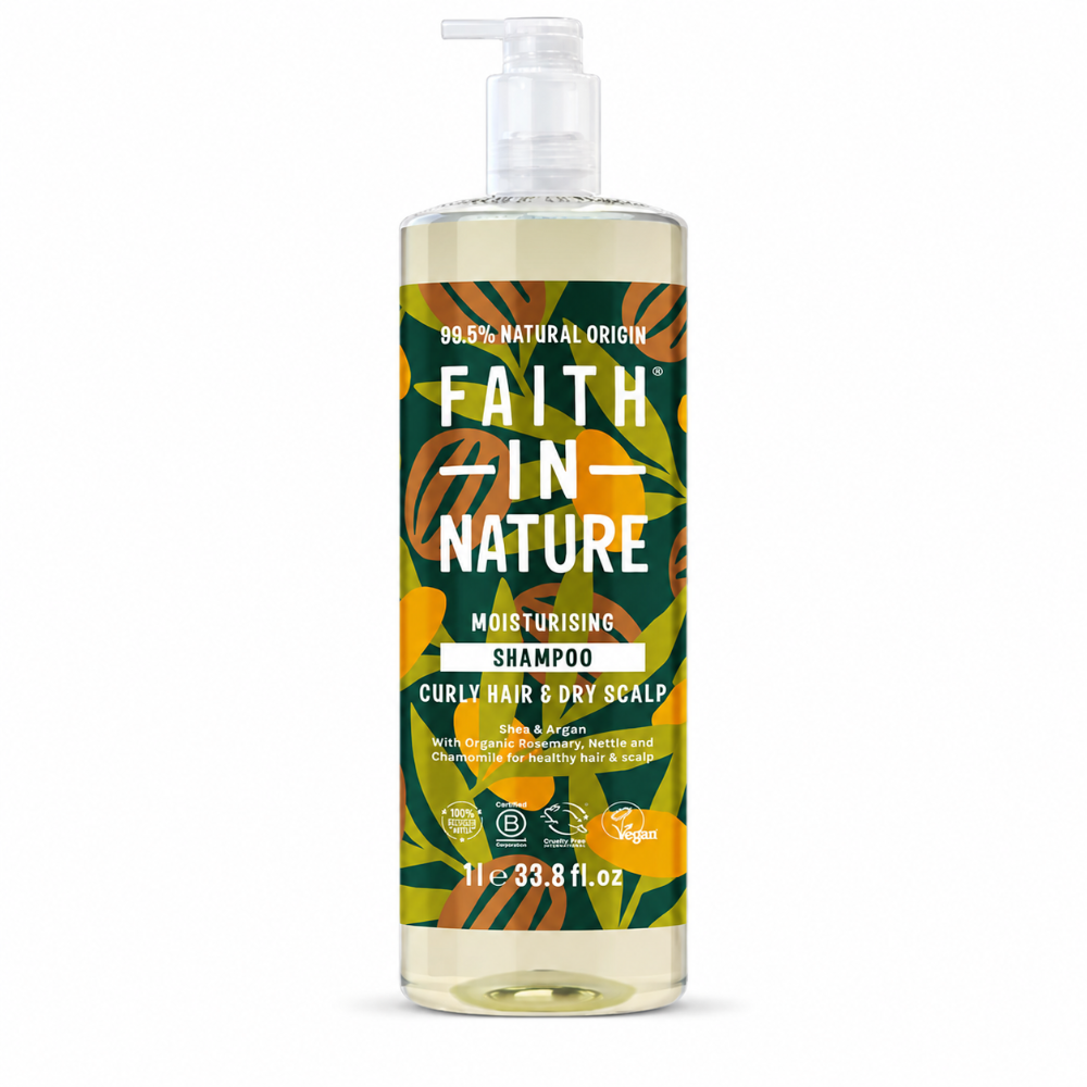 Faith In Nature Shea & Argan Shampoo - 1 Litre