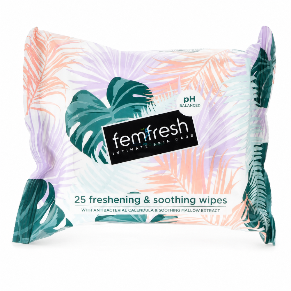 Femfresh Freshening Soothing Wipes - 25 Pack