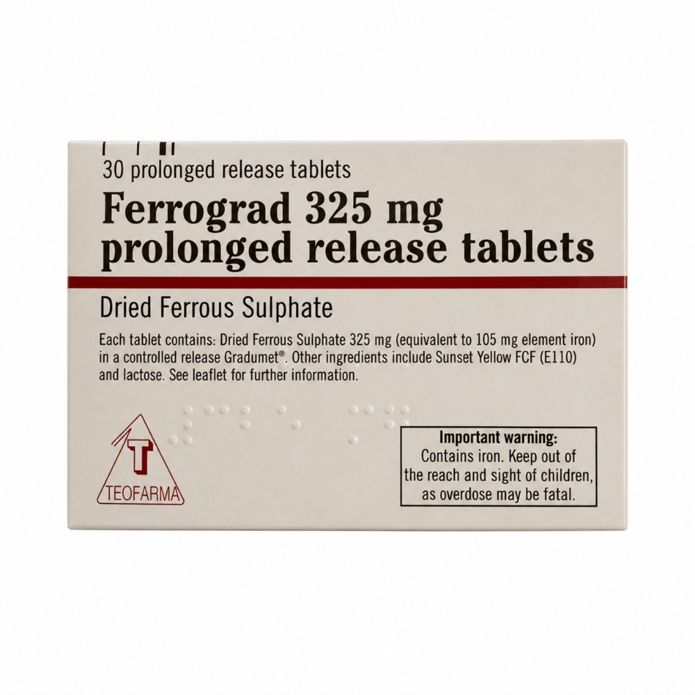 Ferrograd Iron Tablets - 30 Pack