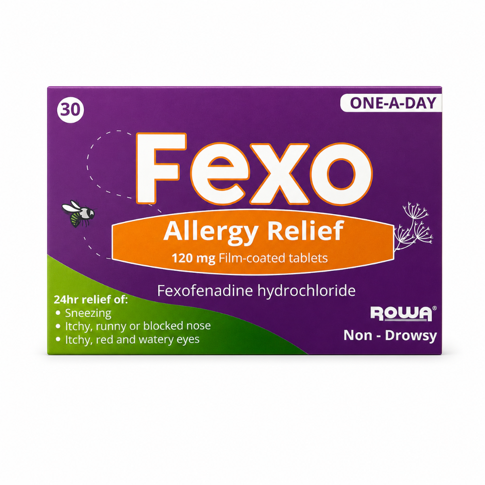 Fexo 120mg Film Coated Tablets - 30 Pack