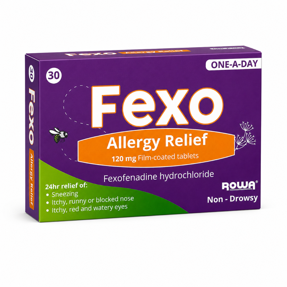 Fexo 120mg Film Coated Tablets - 30 Pack