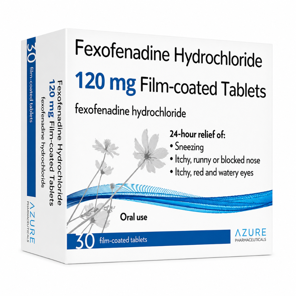 Fexofenadine 120mg Film Coated Tablets 30 Pack
