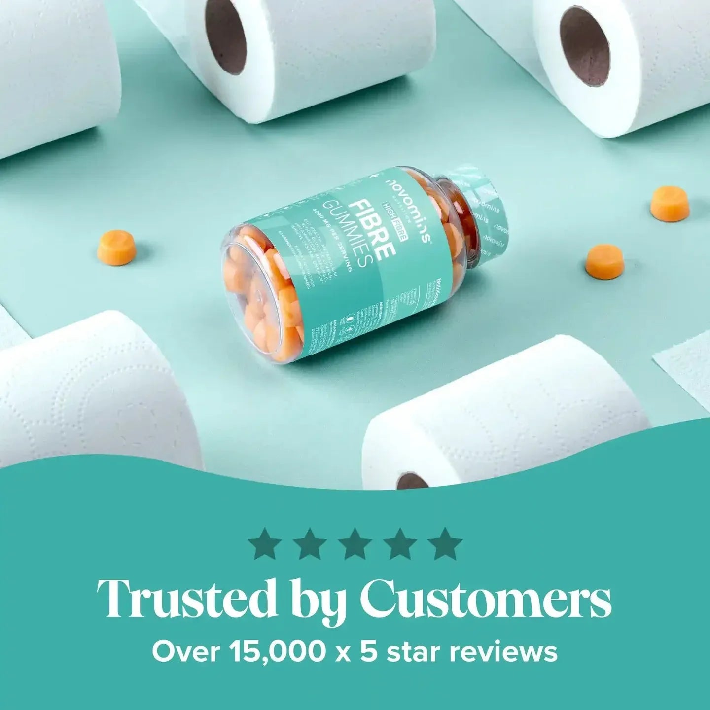 Novomins Fibre Gummies - 60 Pack