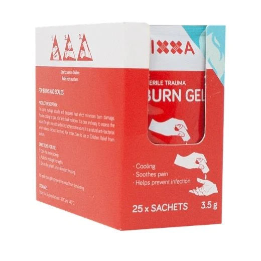 Fixxa Burn Gel - 3.5g x 25 Sachets