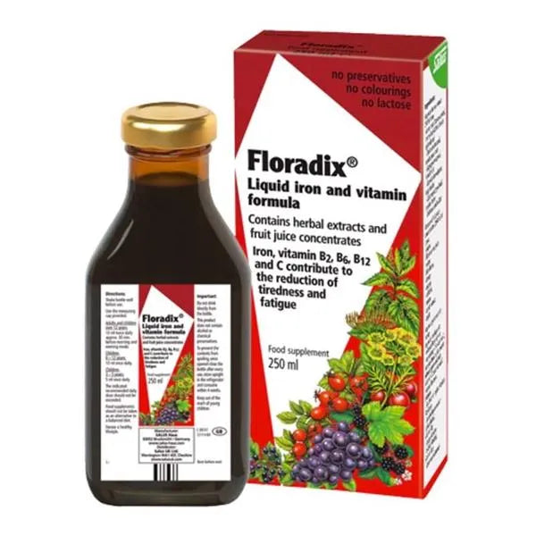 Floradix Liquid Iron And Vitamin Formula - 250ml/500ml