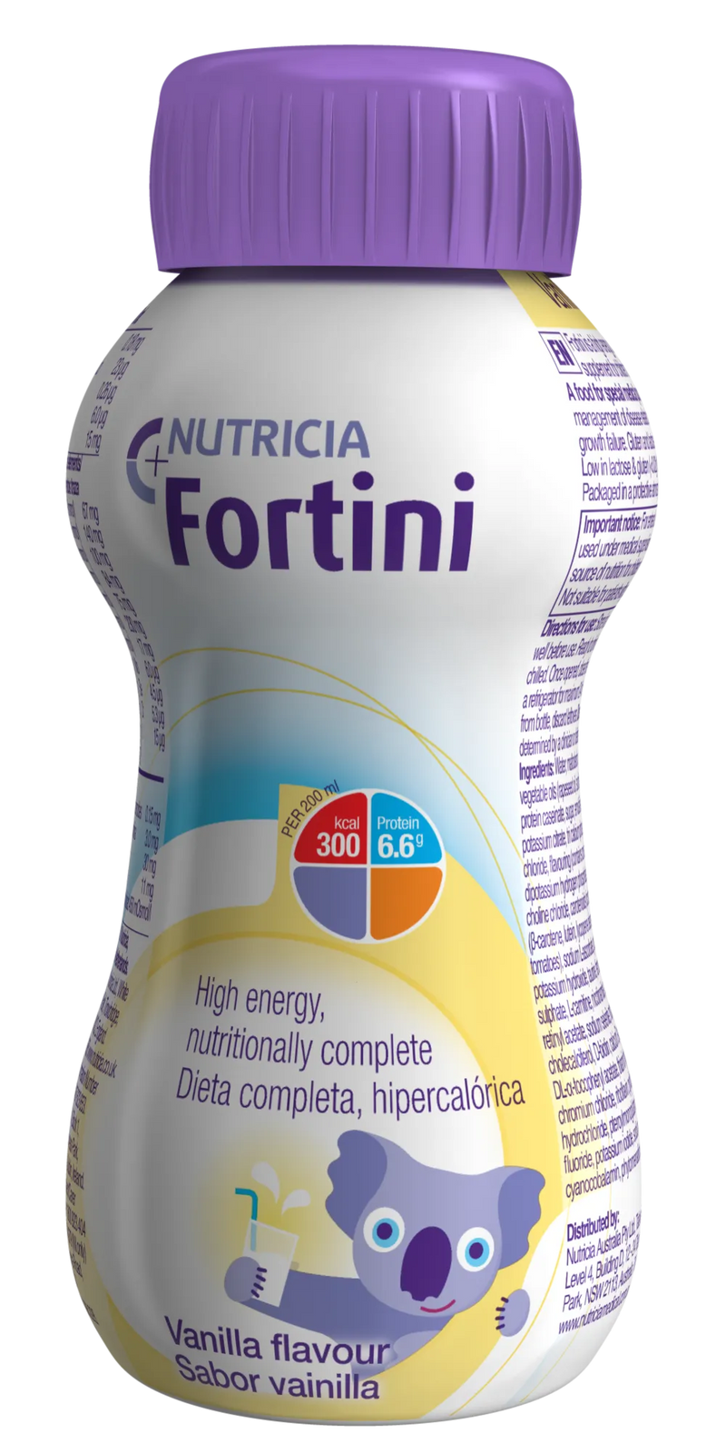 Buy Fortini Nutritional Drinks Vanilla - Box of 24 x 200ml