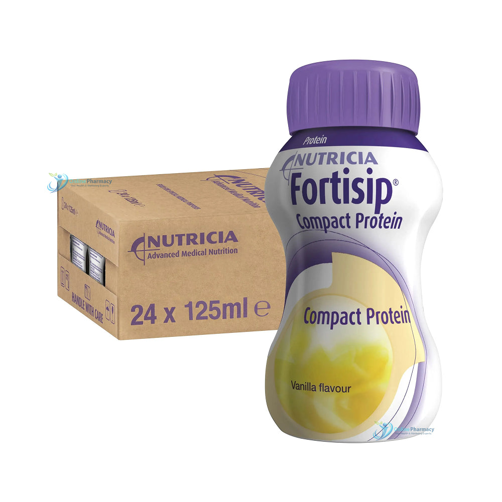 Fortisip Compact Protein Nutritional Drinks - Vanilla - 24 x 125ml
