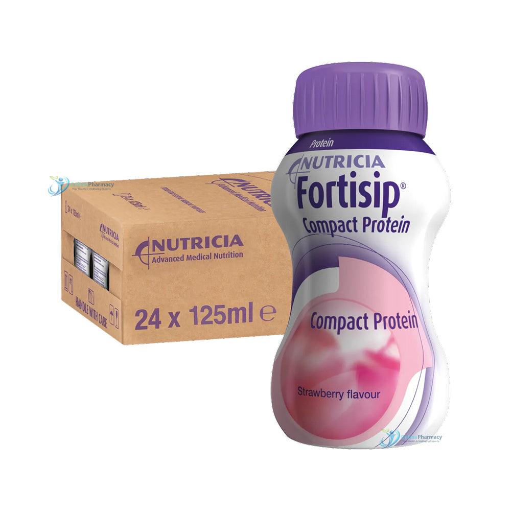 Fortisip Compact Protein Nutritional Drinks Strawberry - 24 x 125ml