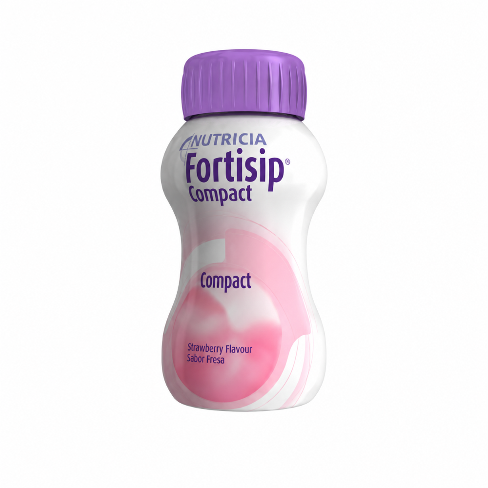 Fortisip Compact Strawberry Nutritional Drinks - 24 Pack x 125ml
