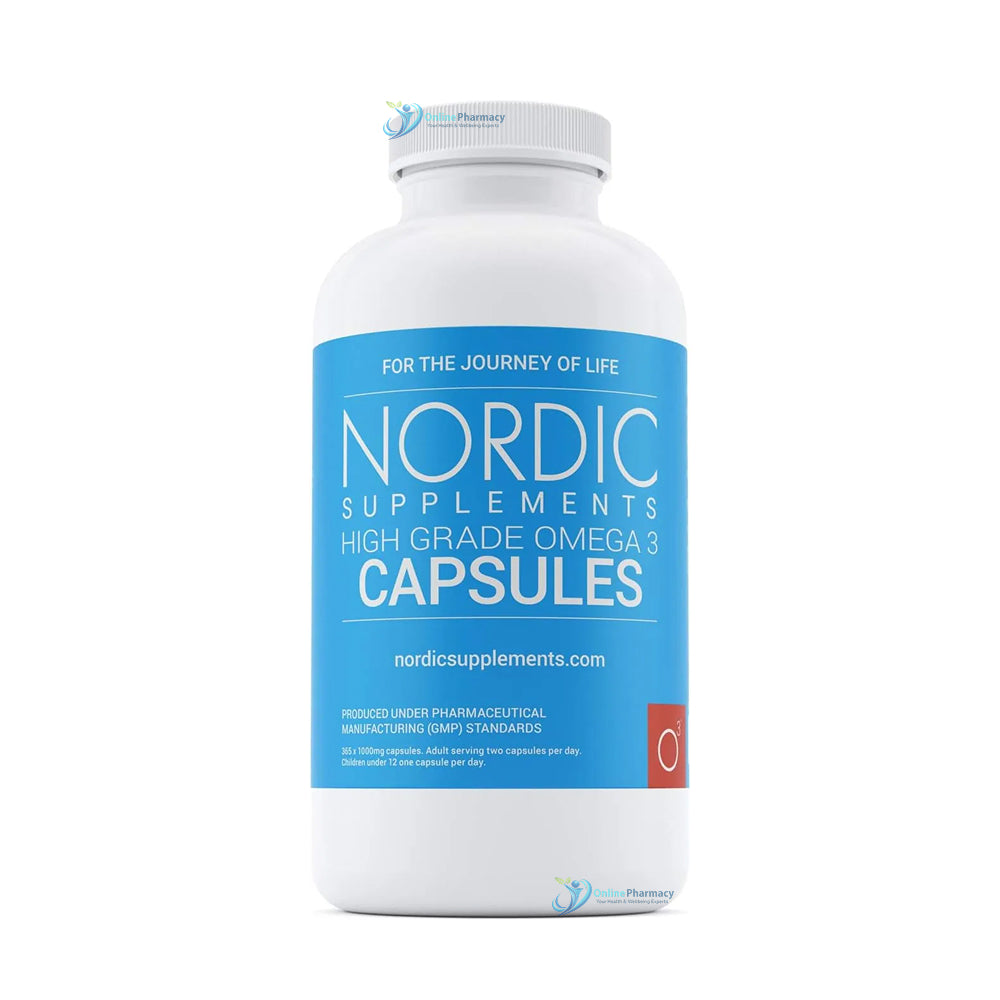 Nordic Supplements Omega 3 1000mg Capsules - 60 Pack