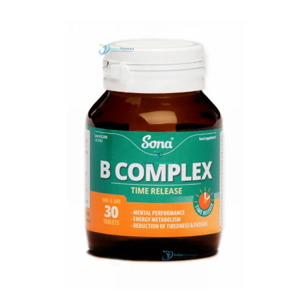 Sona B Complex Time Release - 30 / 60 / 120 Tablets