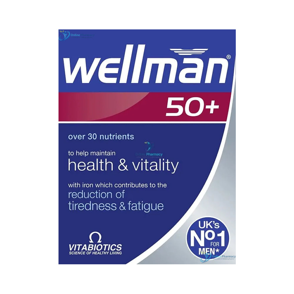 Wellman 50+ Multivitamins - 30 Tabs